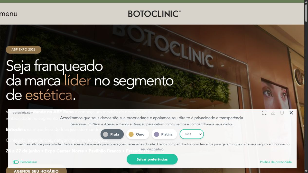 Projeto Botoclinic — ABF Expo desenvolvido pela Gravita Labs