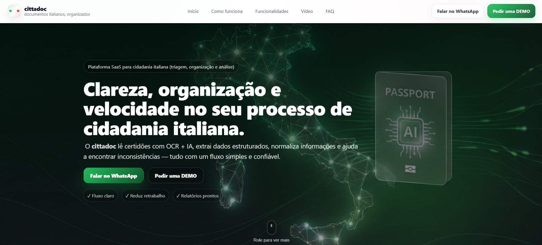 Projeto Cittadoc desenvolvido pela Gravita Labs