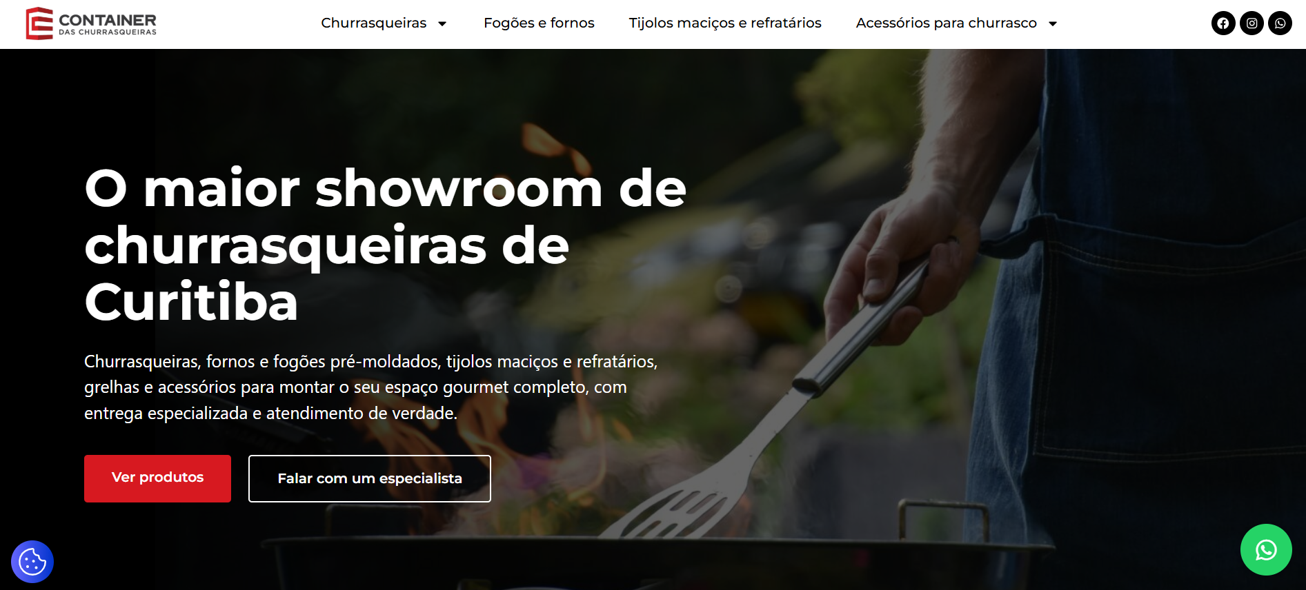 Projeto Container das Churrasqueiras desenvolvido pela Gravita Labs