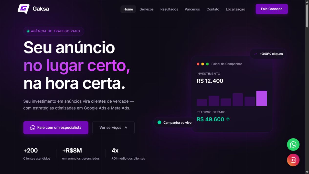 Projeto Gaksa desenvolvido pela Gravita Labs